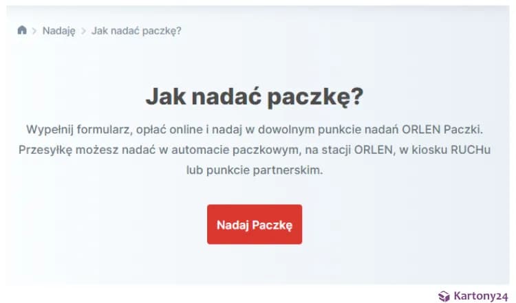 Jak nadać paczkę w orlen paczka - proste kroki, by uniknąć problemów