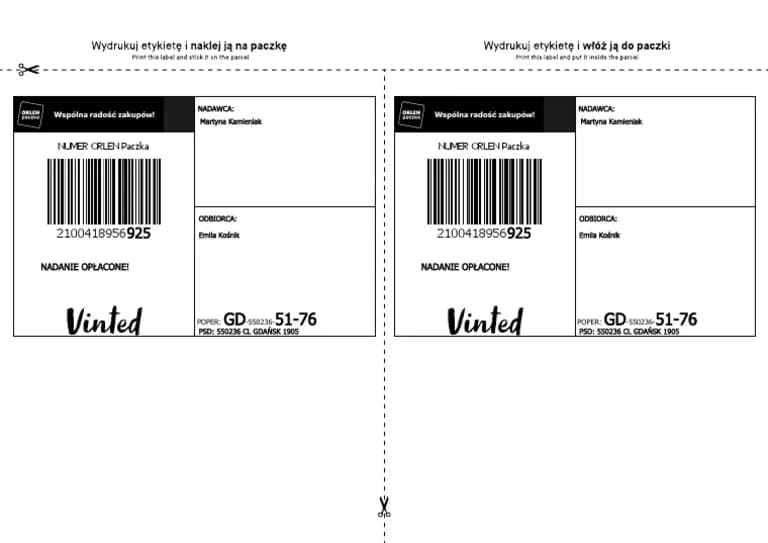 Jak wysłać paczkę Orlen Vinted bez drukowania etykiety i stresu
