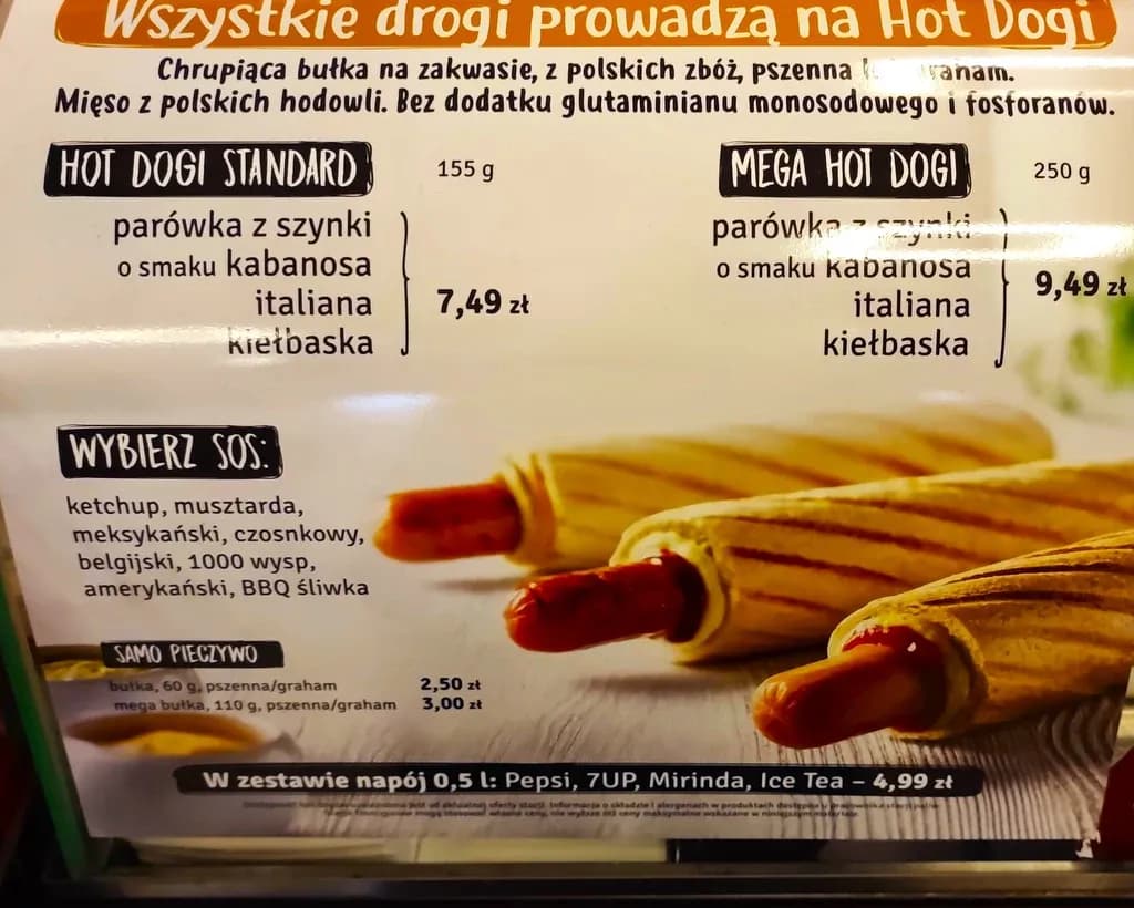 Ile kosztuje mały hot dog na Orlenie? Ceny, które mogą zaskoczyć